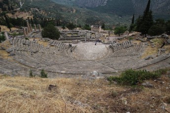 At Delphi in Greece